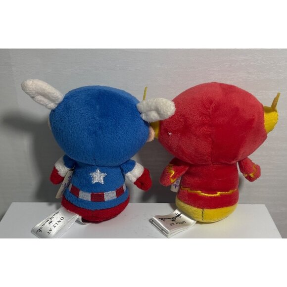 Hallmart Itty Bittys Captain America & Flash Plush Set - Picture 2 of 8